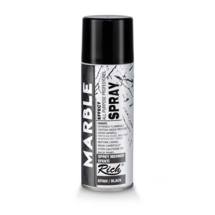 Spray Efecto Marmol Rich 200cc. Black