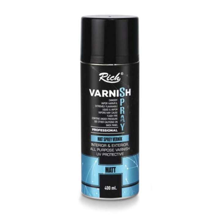 Spray Barniz Mate Rich 400cc.