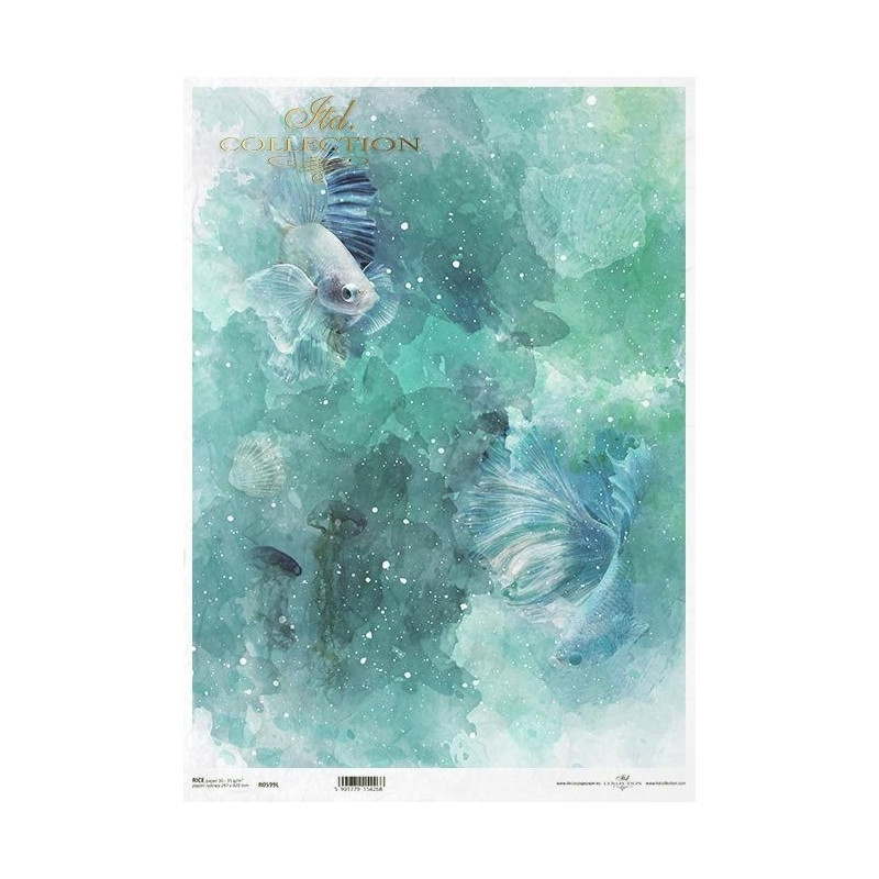 Papel de arroz decoupage A3 R0599L