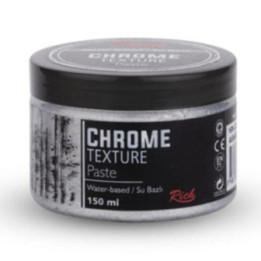 Pasta Textura Chrome Rich 150cc. Silver