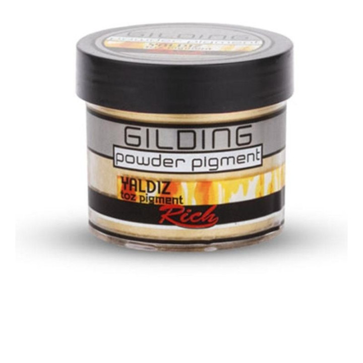 Pigmento En Polvo Gilding Rich 60cc. Gold