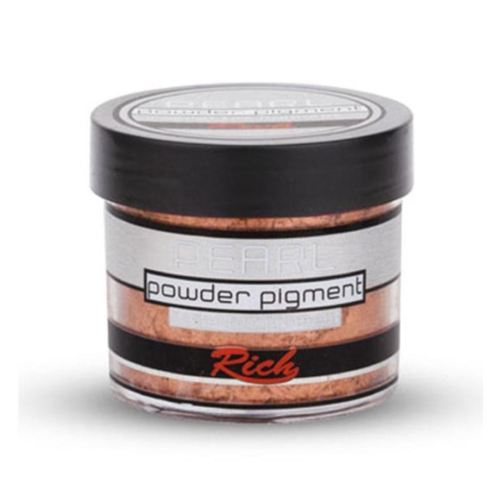 Pigmento En Polvo Perlado Rich 60cc. Copper