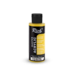 Pintura Master Acrylic Rich 120cc. Yellow