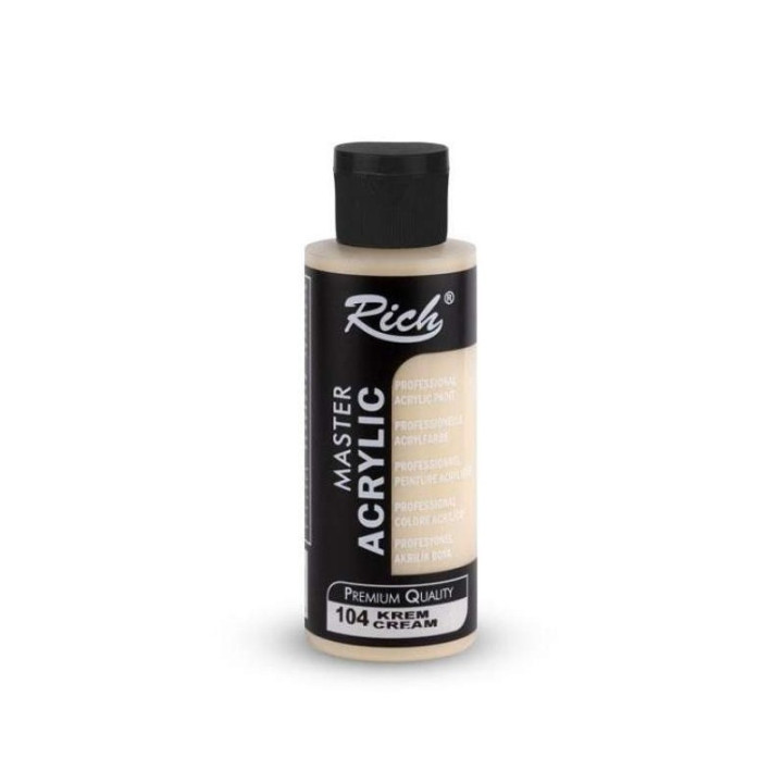 Pintura Master Acrylic Rich 120cc.Cream