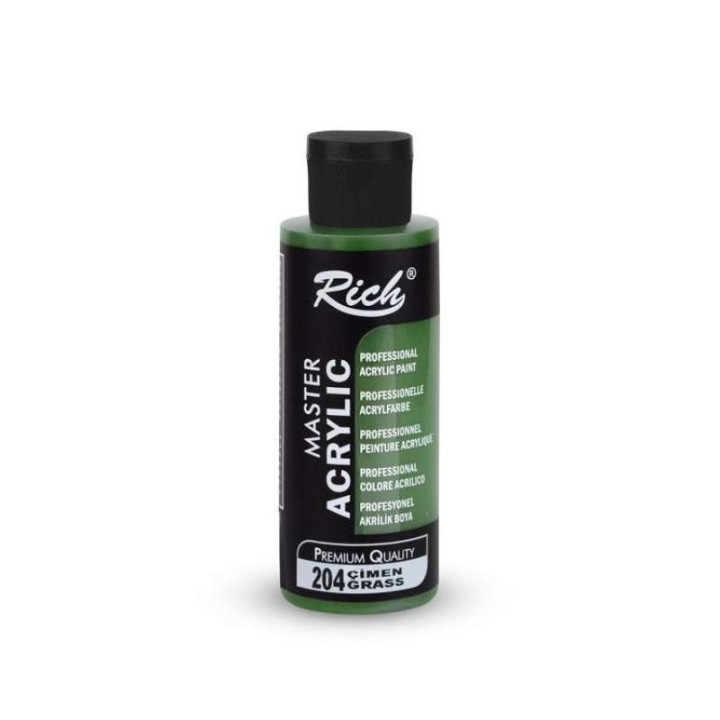 Pintura Master Acrylic Rich 120cc. Grass