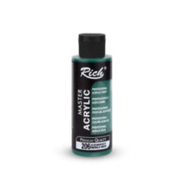 Pintura Master Acrylic Rich 120cc. Emerald