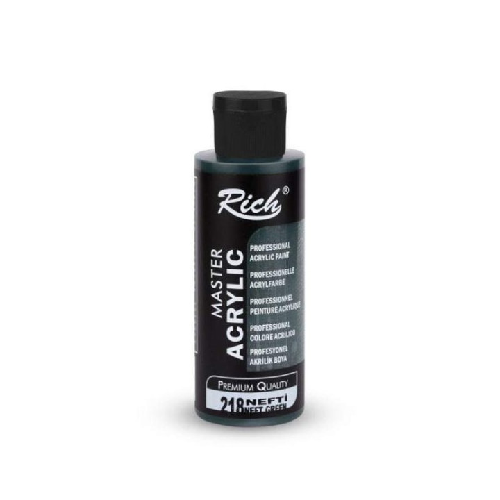 Pintura Master Acrylic Rich 120cc. Naphtha