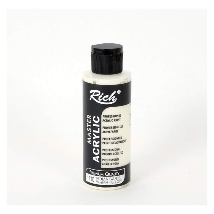 Pintura Master Acrylic Rich 120cc. Roma Yellowsi