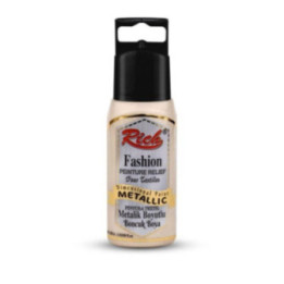 Pintura Dimensional Metalica Rich 60cc. Pearl Whitei