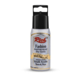 Pintura Dimensional Metalica Rich 60cc. Silver