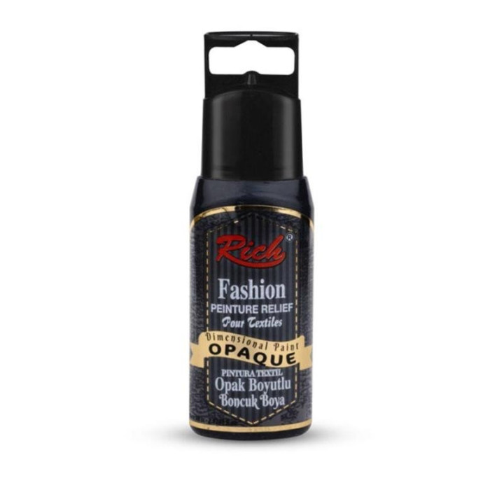 Pintura Dimensional Opaca Rich 60cc. Black