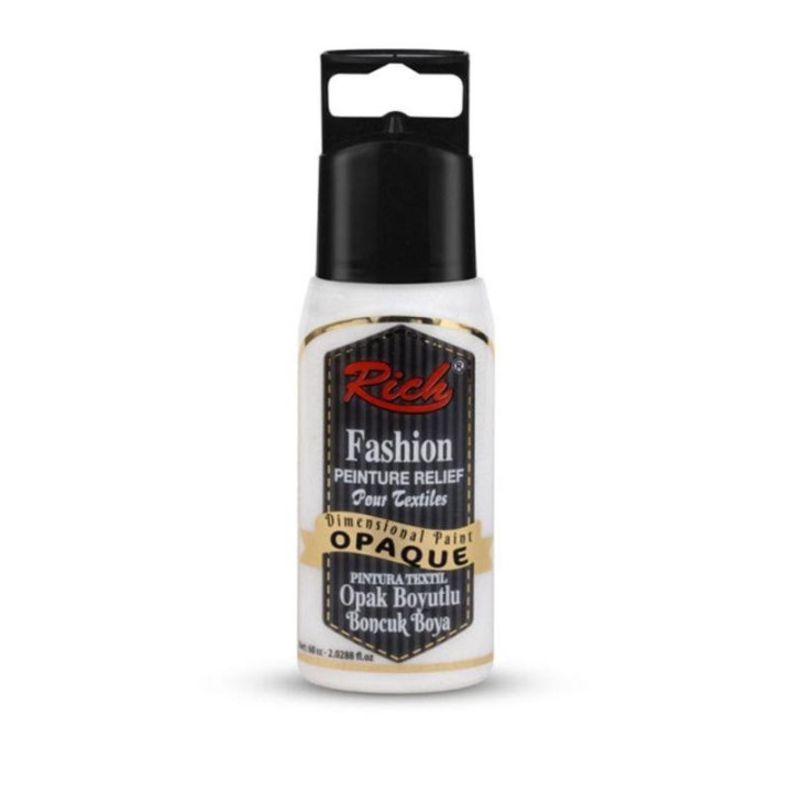 Pintura Dimensional Opaca Rich 60cc. White