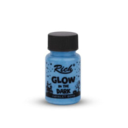 Pintura Glow In The Dark Rich 50cc. Blue