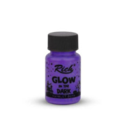 Pintura Glow In The Dark Rich 50cc. Purple
