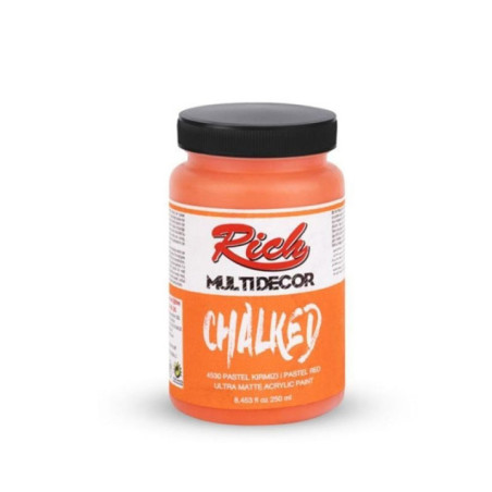 Pintura Multidecor Chalked Rich 250cc. Pastel Red