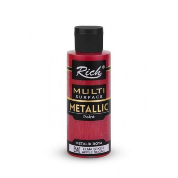 Pintura Multisuperficie Metalica Rich 120cc. Apple Sugar