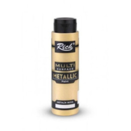 Pintura Multisuperficie Metalica Rich 500cc. Gold