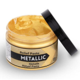 Pasta Relieve Metallic Rich 150cc. Gold