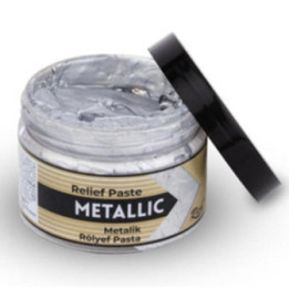 Pasta Relieve Metallic Rich 150cc. Silver