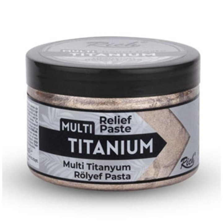 Pasta Textura Titanium Rich 150cc. Champagne