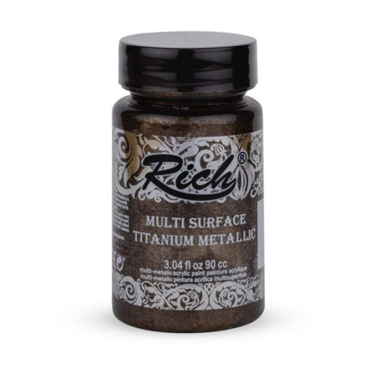 Pintura Multisuperficie Titanium Metallic Rich 90cc. Granite
