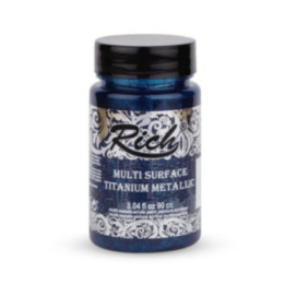 Pintura Multisuperficie Titanium Metallic Rich 90cc. Navy Blue