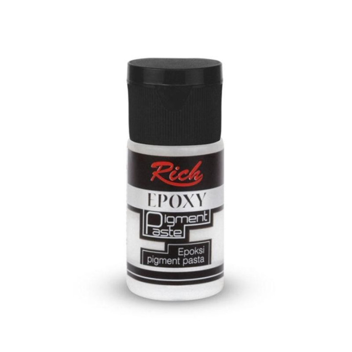 Pasta De Pigmento Epoxi Opaco Rich 25cc.  White