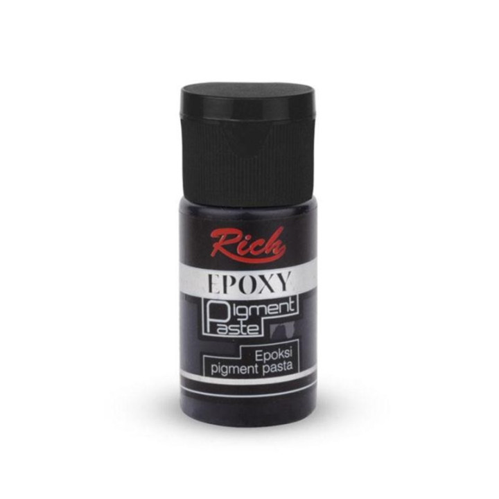 Pasta De Pigmento Epoxi Opaco Rich 25cc.  Black