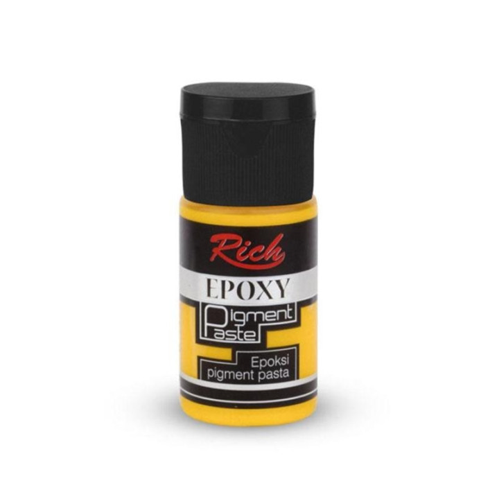 Pasta De Pigmento Epoxi Opaco Rich 25cc.  Yellow