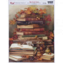 Papel Arroz Dec. Rich 29.7X42Cm. Kod.17702