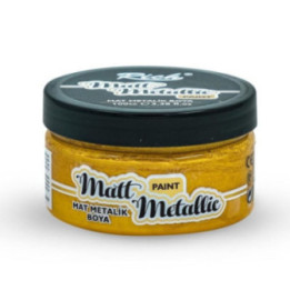 Pintura Matt Metallic Rich 100cc. Gold