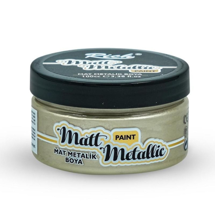 Pintura Matt Metallic Rich 100cc. Honey Foam
