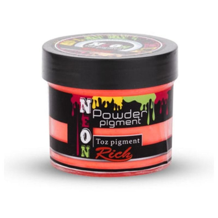 Pigmento En Polvo Neon Rich 60cc. Red