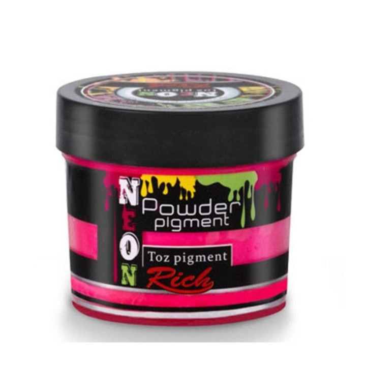 Pigmento En Polvo Neon Rich 60cc. Pink
