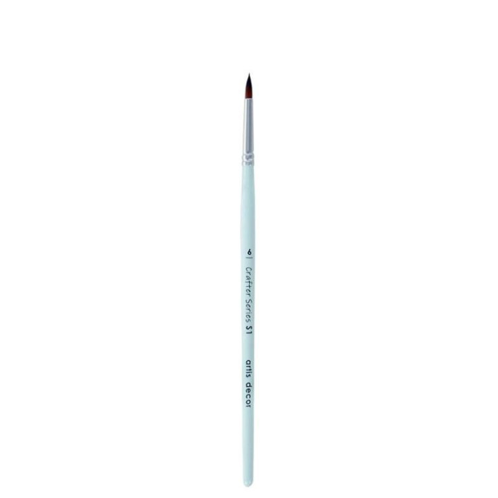 Pincel Crafter S1 Redondo M.Corto N6 Artis Decor
