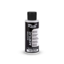 PINTURA MASTER ACRYLIC RICH 120cc. WHITE