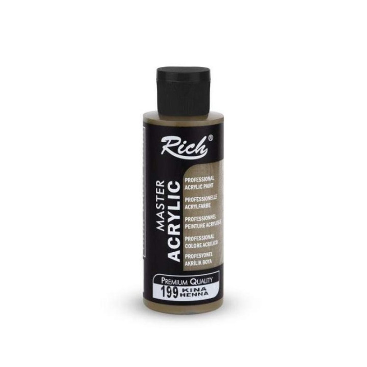 PINTURA MASTER ACRYLIC RICH 120cc. HENNA