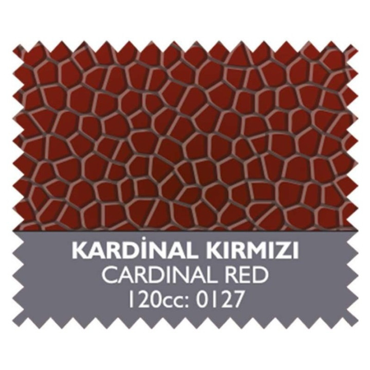 PINTURA SELFY DECOR LEATHER (cuero) RICH 120cc. CARDINAL RED