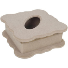 SERVILLETERO ONDAS MDF 20×20×7,5cm.