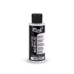 PINTURA MASTER ACRYLIC RICH 120cc. WHITE