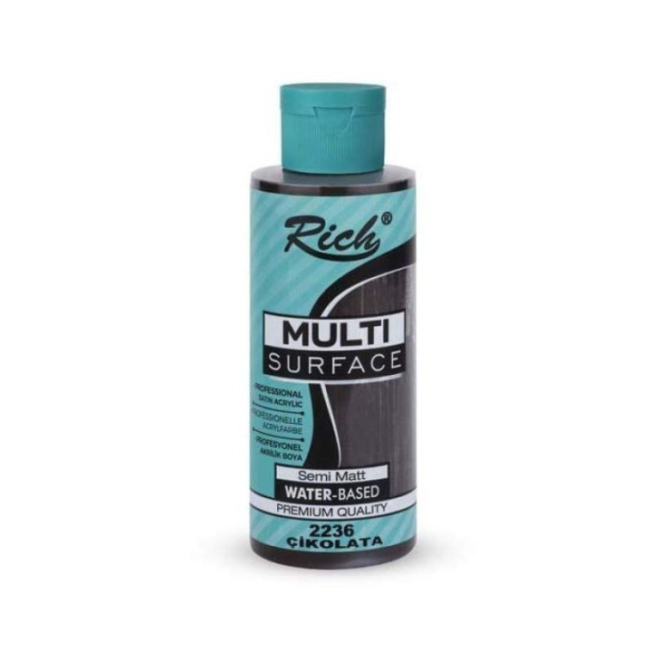 Pintura Multisuperficie Rich 120cc. Chocolate