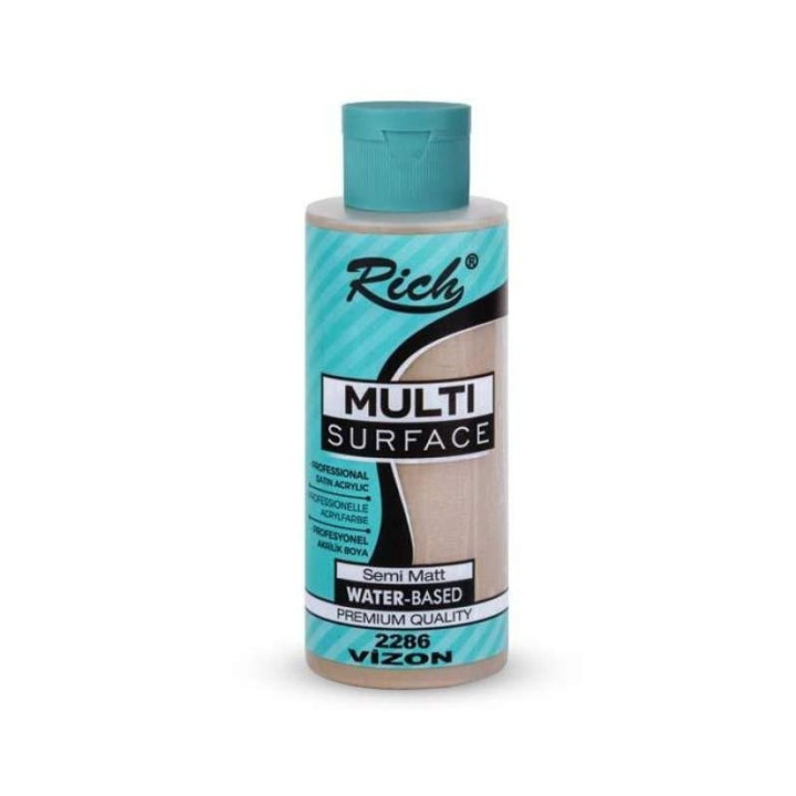 Pintura Multisuperficie Rich 120cc. Mink