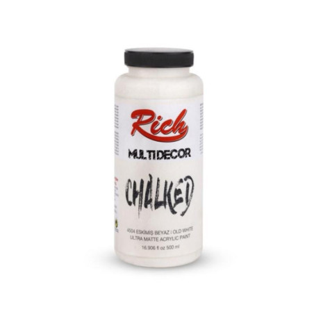 Pintura Multidecor Chalked Rich 500cc. Old White