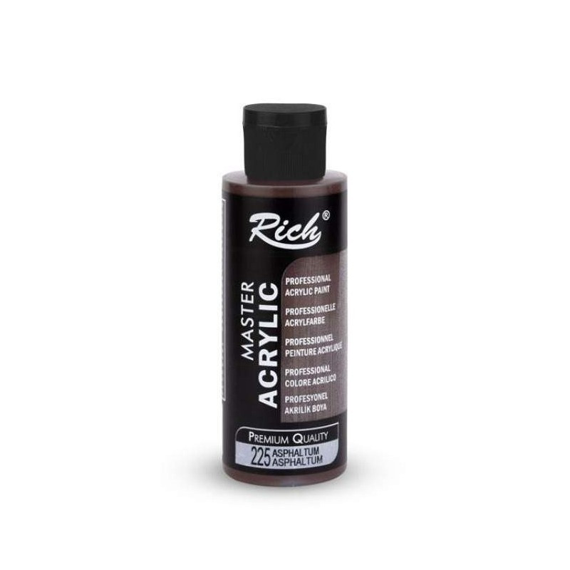 PINTURA MASTER ACRYLIC RICH 120cc. ASPHALTHUM