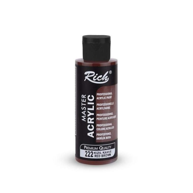 PINTURA MASTER ACRYLIC RICH 120cc. VERMILION BROWN