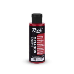 PINTURA MASTER ACRYLIC RICH 120cc. RED