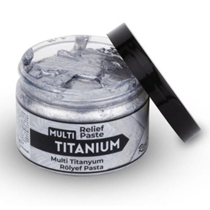 Pasta Textura Titanium Rich 150cc. Silver