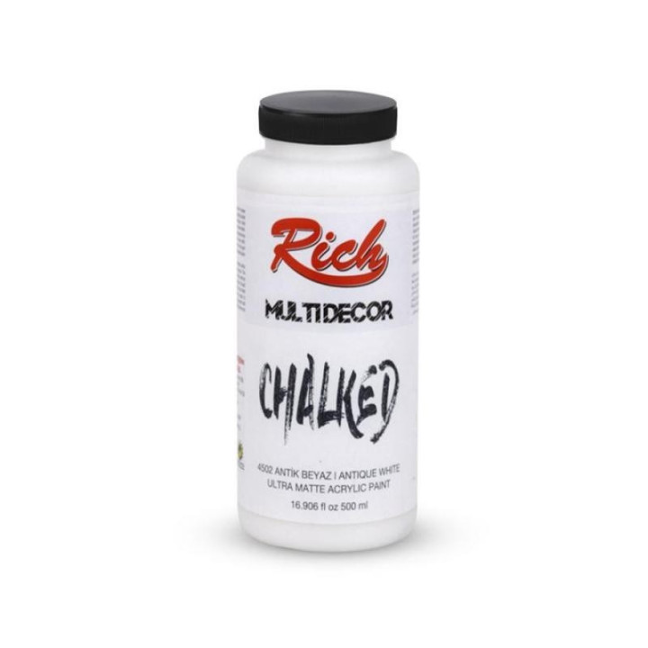 Pintura Multidecor Chalked Rich 500cc. Antique White