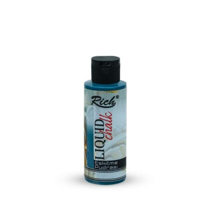 Liquid Chalk - Antiquing Powder Rich 120cc. Petrol Green