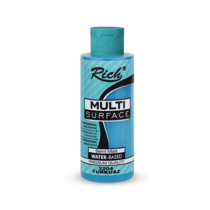 PINTURA MULTISUPERFICIE RICH 120cc. TURQUOISE
